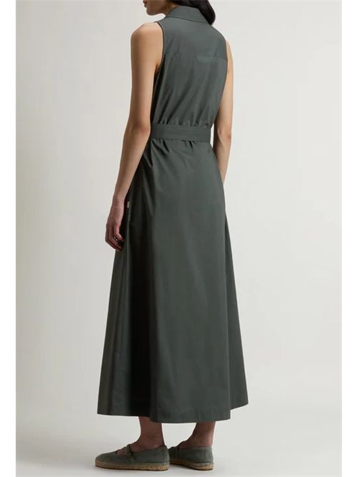 COTTON POPLIN SHIRT DRESS WOOLRICH | CFWWDR2022FRUT39446668 FOREST VEIL